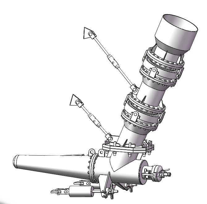 Jinshan Labyrinth Tuyere Stock Assembly with hinge-type design