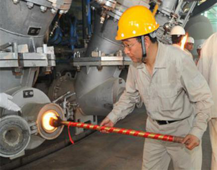 JSTY Tuyere Stock Assembly at BaoSteel ZhanJiang